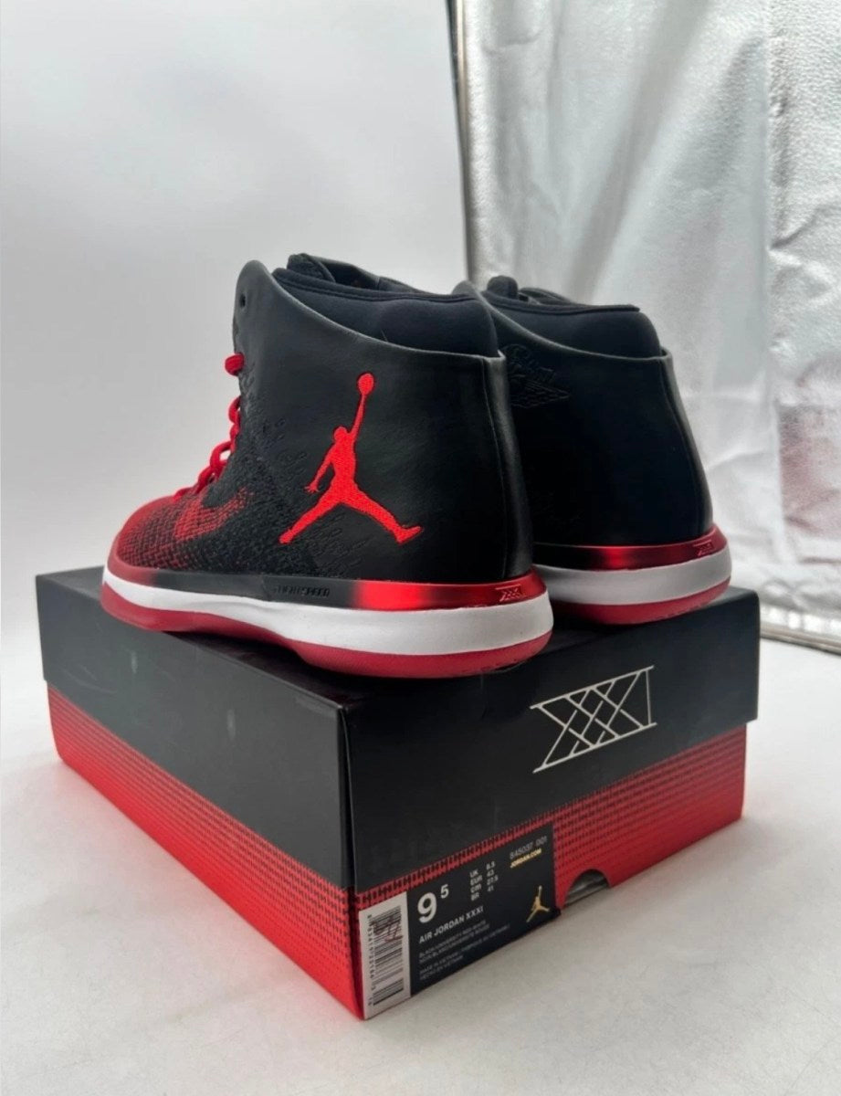 Jordan XXX1 Banned 9.5 (Lightly Worn Pre-Owned)JordanBlack/White/University Red - Image 6