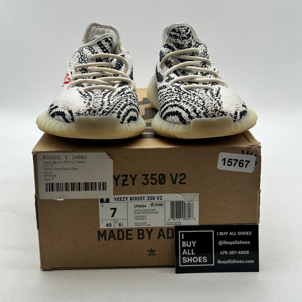 adidas Yeezy Boost 350 V2 Zebra - Image 2