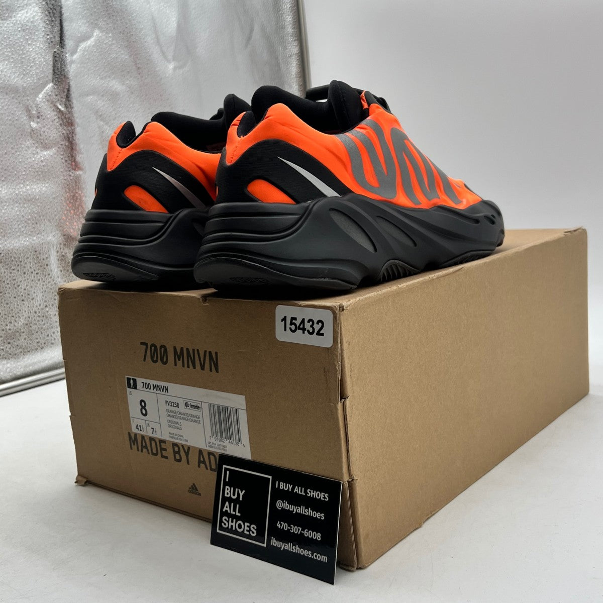 adidas Yeezy Boost 700 MNVN Orange - Image 5