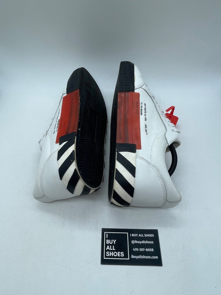 OFF-WHITE Vulcanized Low Canvas White Black 46 (Moderately Worn Pre-Owned) - Image 6