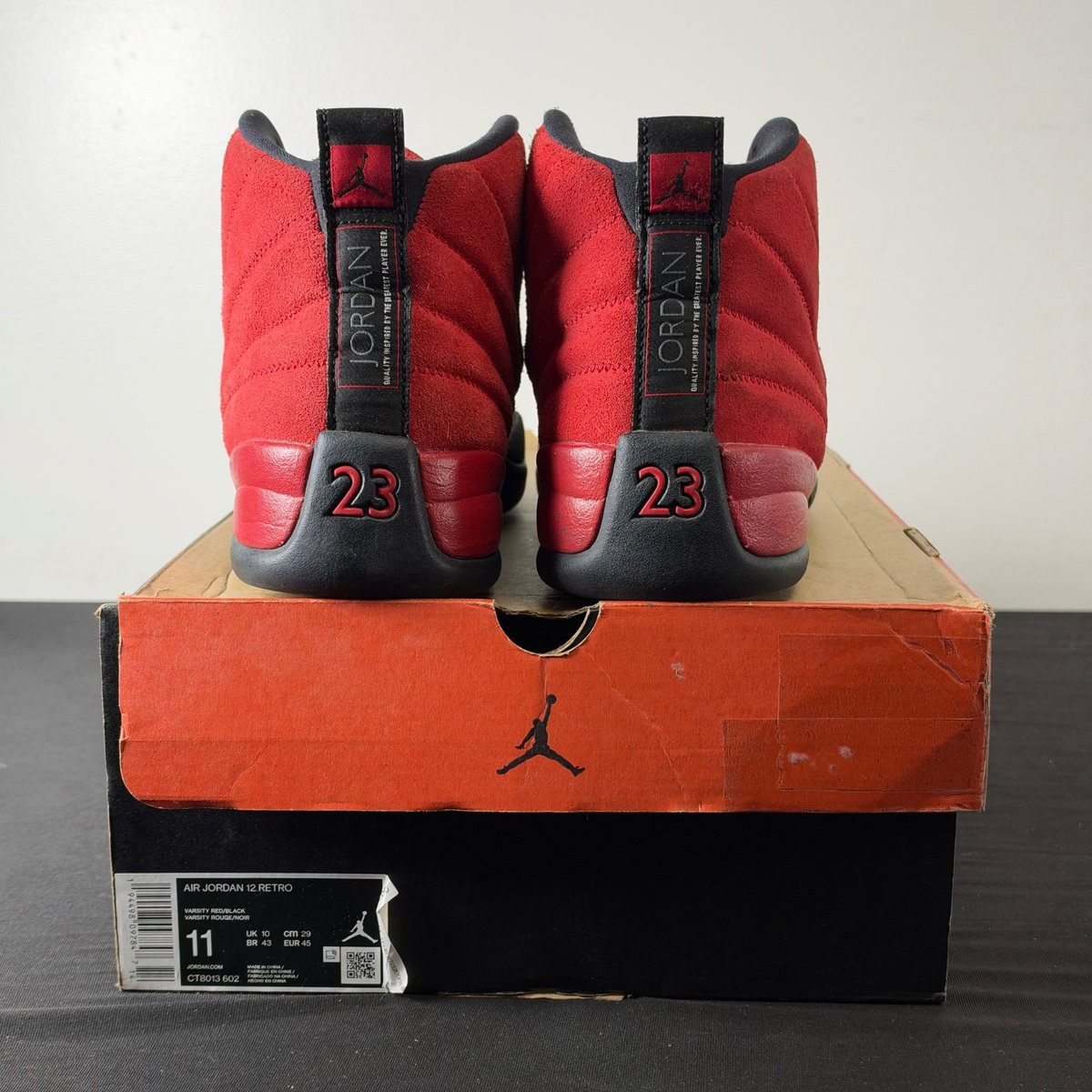 Jordan 12 Retro Reverse Flu Game (Size 11) - aux