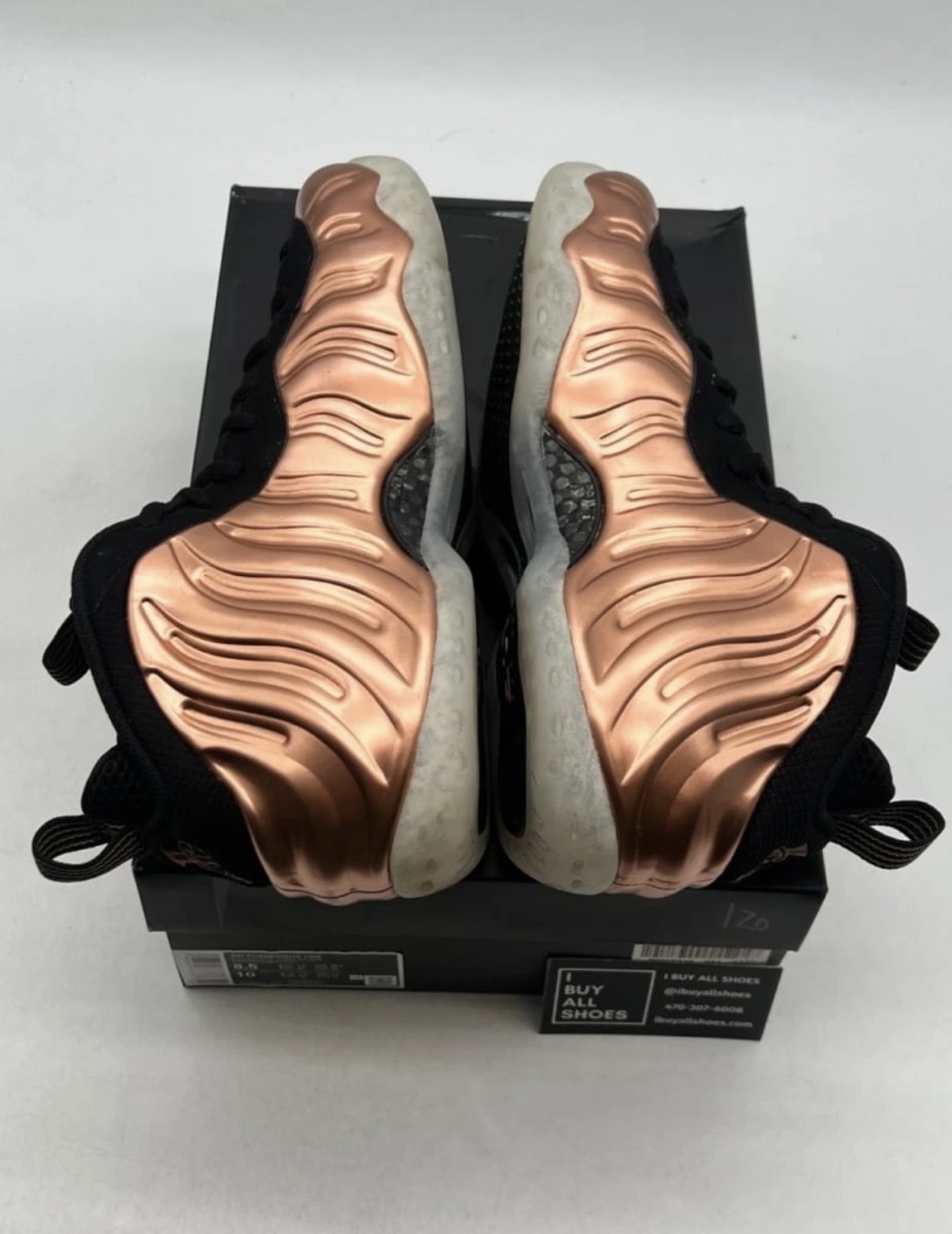 Nike Air Foamposite One Copper (2024) 8.5 (Lightly Worn Pre-Owned)NikeBlack/Metallic Copper/Off Noir - Image 8