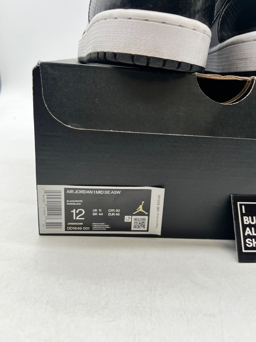 Jordan 1 Mid Carbon Fiber 12 (Lightly Worn Pre-Owned) - Image 6