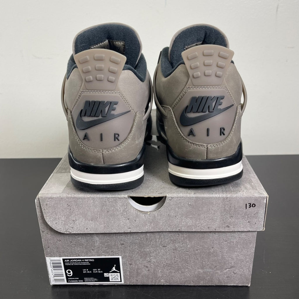 Jordan 4 Retro Cave Stone 9 (Moderately Worn Pre-Owned)JordanCave Stone/Black/Moon Particle - Image 4