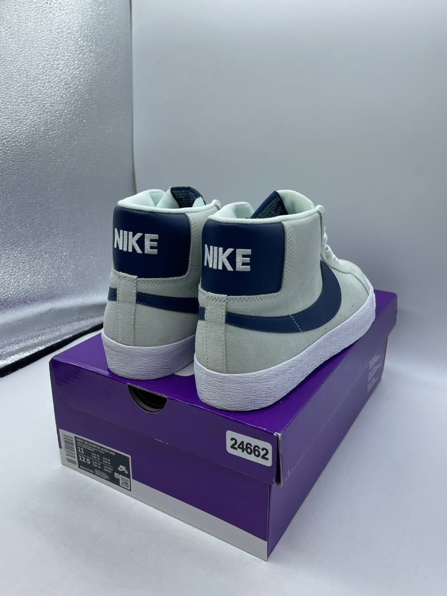 Nike Zoom Blazer Mid SB 'Barely Green Navy' 11 (Moderately Worn Pre-Owned)Nike