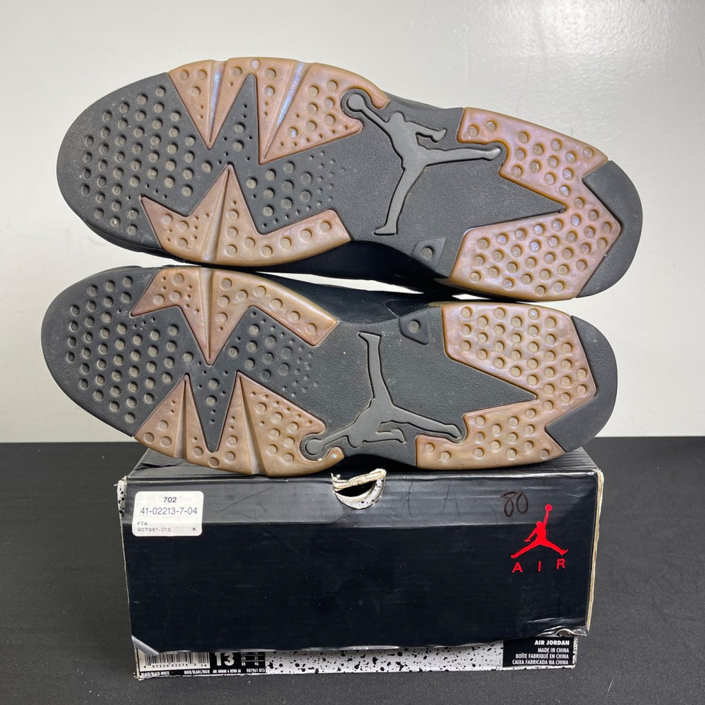 Jordan 6 Retro All-Star Chameleon (2017) 13 (Moderately Worn Pre-Owned)JordanBlack/Black-Metallic Silver-White - Image 5