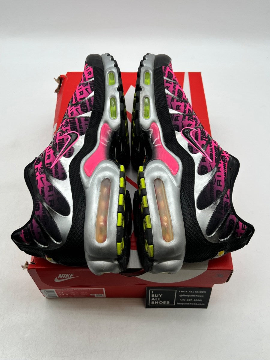 Nike Air Plus Mercurial XXV Hyper Pink and Volt 12 (Moderately Worn Pre-Owned) - Image 7