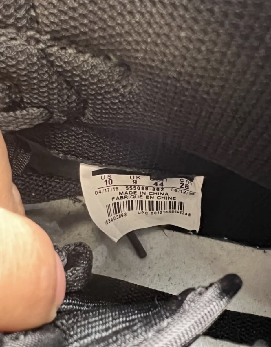Jordan 1 Retro High Pine Green 10 (Moderately Worn Pre-Owned)JordanPine Green/Sail-Black - Image 7