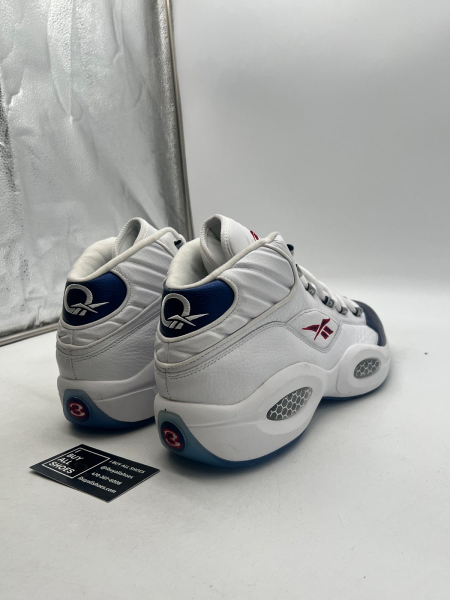 Reebok Question Mid Blue Toe (2016) 14 (Moderately Worn Pre-Owned)