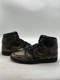 Jordan 1 Retro High OG Wings 13 (Lightly Worn Pre-Owned)JordanBlack/Black-Metallic Gold - Image 1