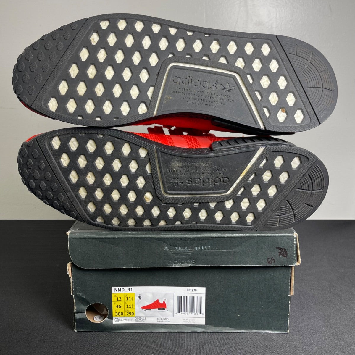 adidas NMD R1 Clear Red (Size 12) - Image 5
