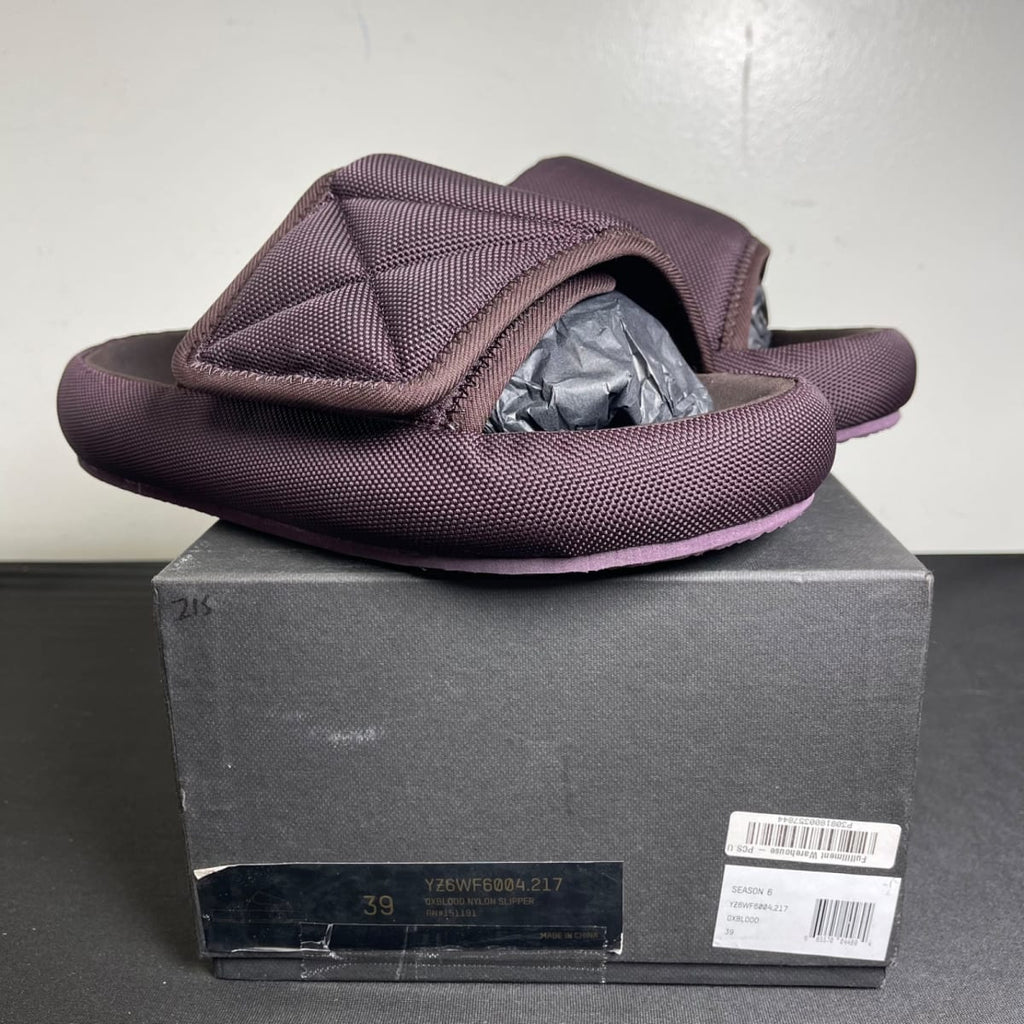 Yeezy Supply Nylon Slipper Oxblood (Women's) (Size 39W) - aux