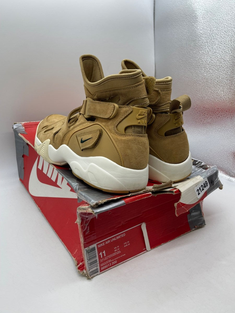Nike Air Unlimited Flax/Outdoor Green-Sail 11 (Moderately Worn Pre-Owned)NikeFlax/Outdoor Green-Sail - Image 4