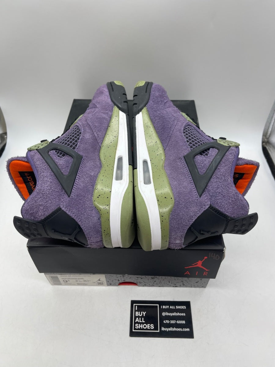 Jordan 4 Retro Canyon Purple (Women's) 9.5W (Moderately Worn Pre-Owned) - Image 6