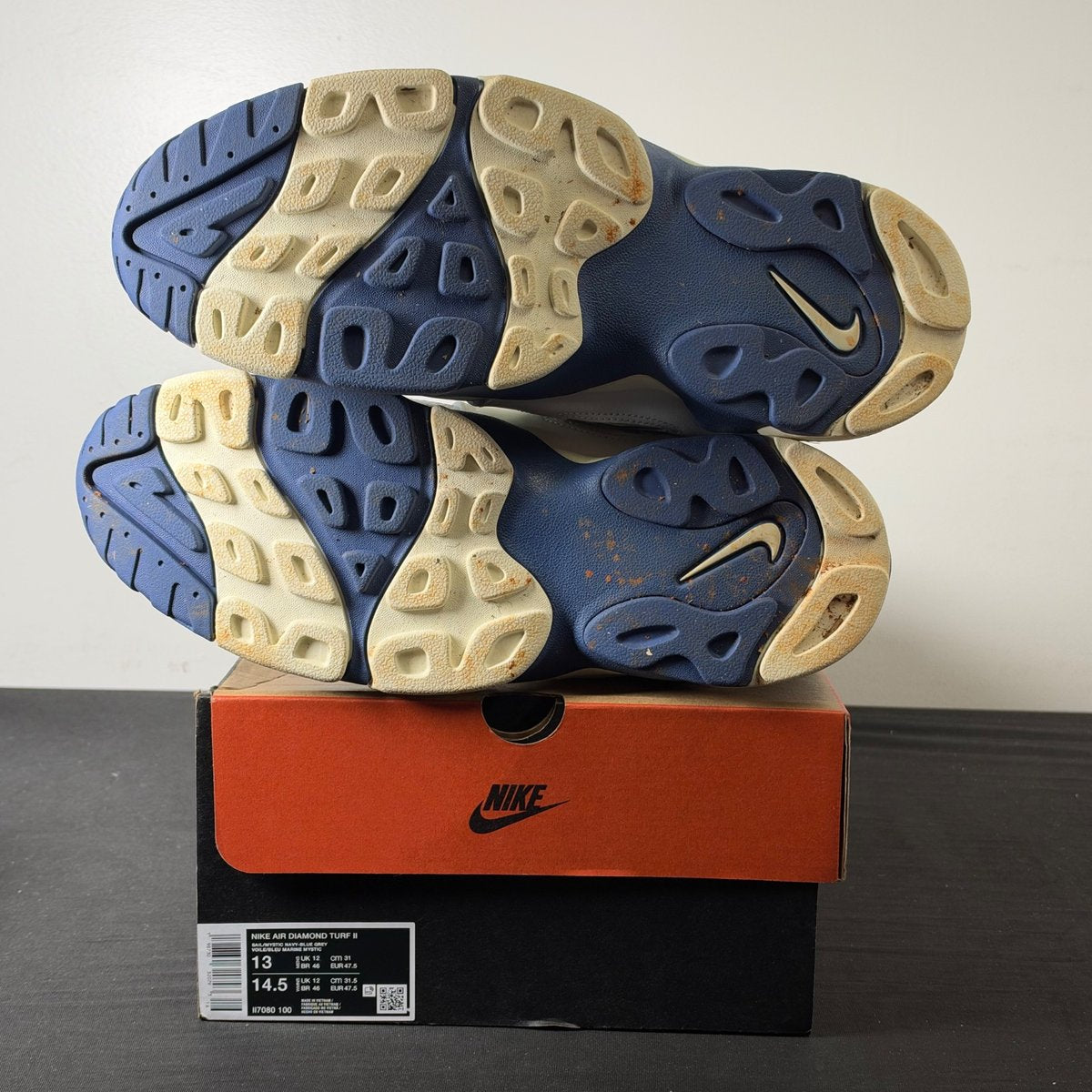 Nike Air Diamond Turf 2 Royals (Size 13) - aux