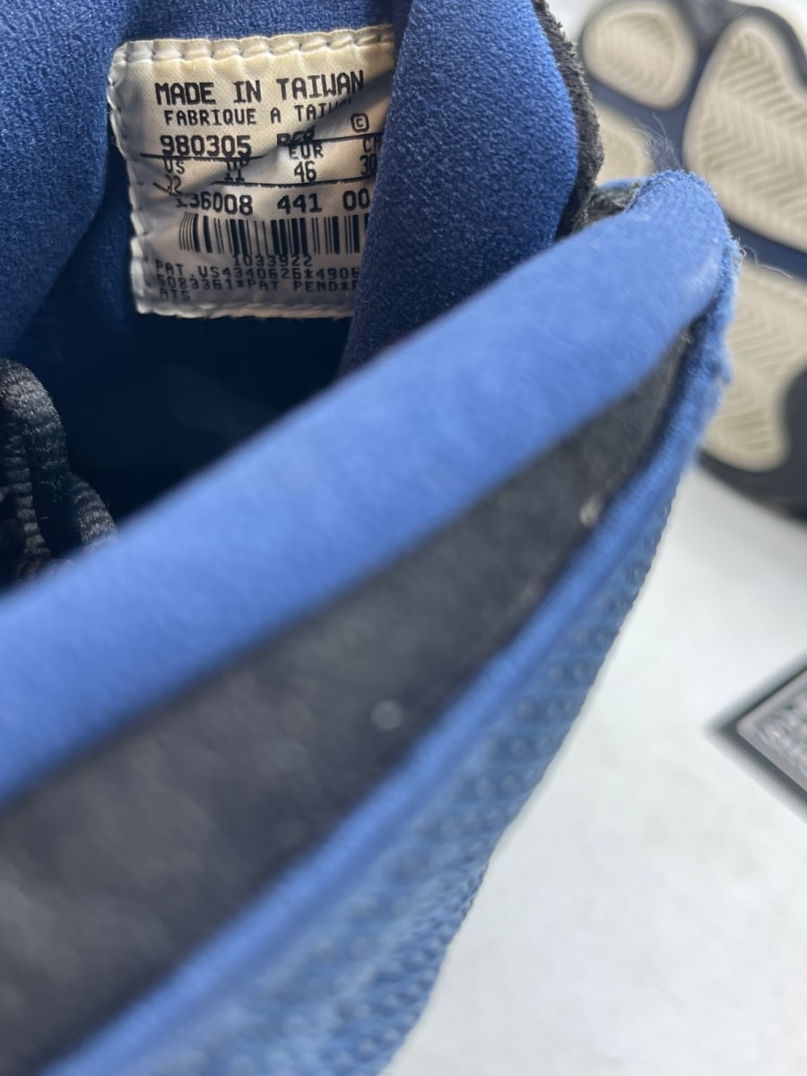 Jordan 13 Retro Low Navy (1998) 12 (Moderately Worn Pre-Owned) - Image 8