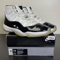 Jordan 11 Retro Concord (2018) 12 (Moderately Worn Pre-Owned)JordanWhite/Black-Concord - Image 1