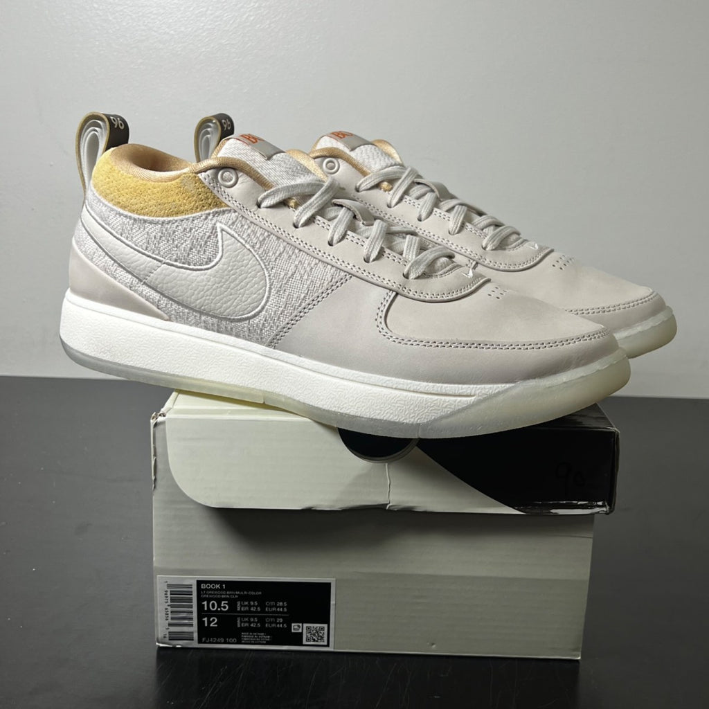 Nike Book 1 Mirage (Translucent Outsole) 10.5 (Lightly Worn Pre-Owned)NikeLight Orewood Brown/Sesame/Baroque Brown/Sail - Image 1