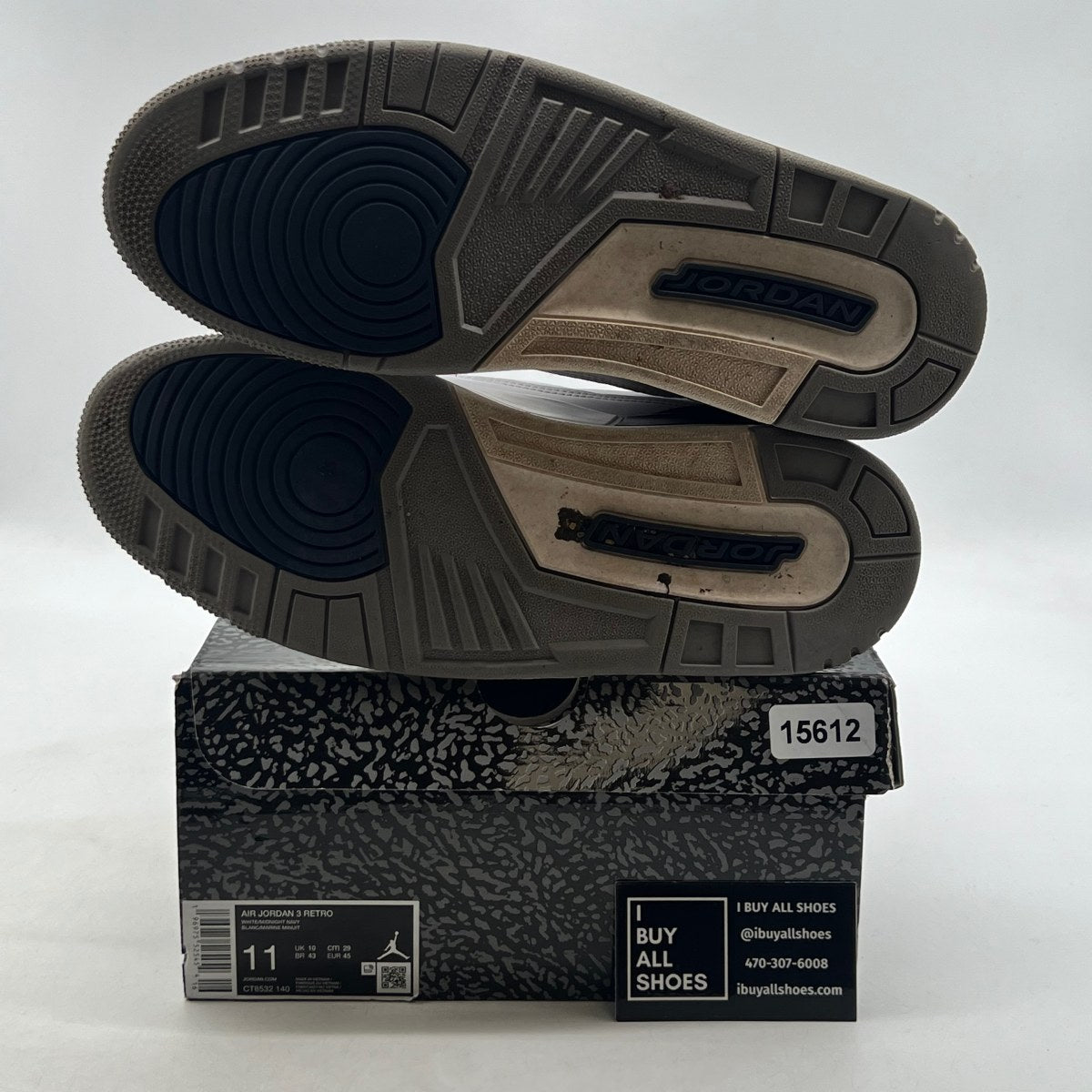 Jordan 3 Retro Midnight Navy - Image 8