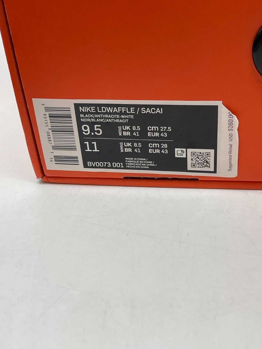 Nike LD Waffle sacai Black (Size 9.5) - Image 9