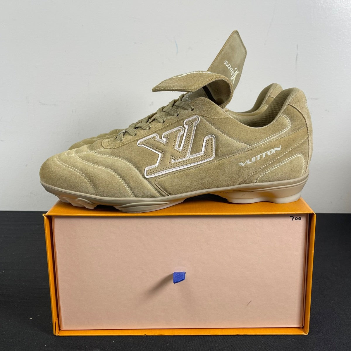 Louis Vuitton LV Footprint Soccer Beige 9.5 (Moderately Worn Pre-Owned)Louis VuittonBeige - Image 3