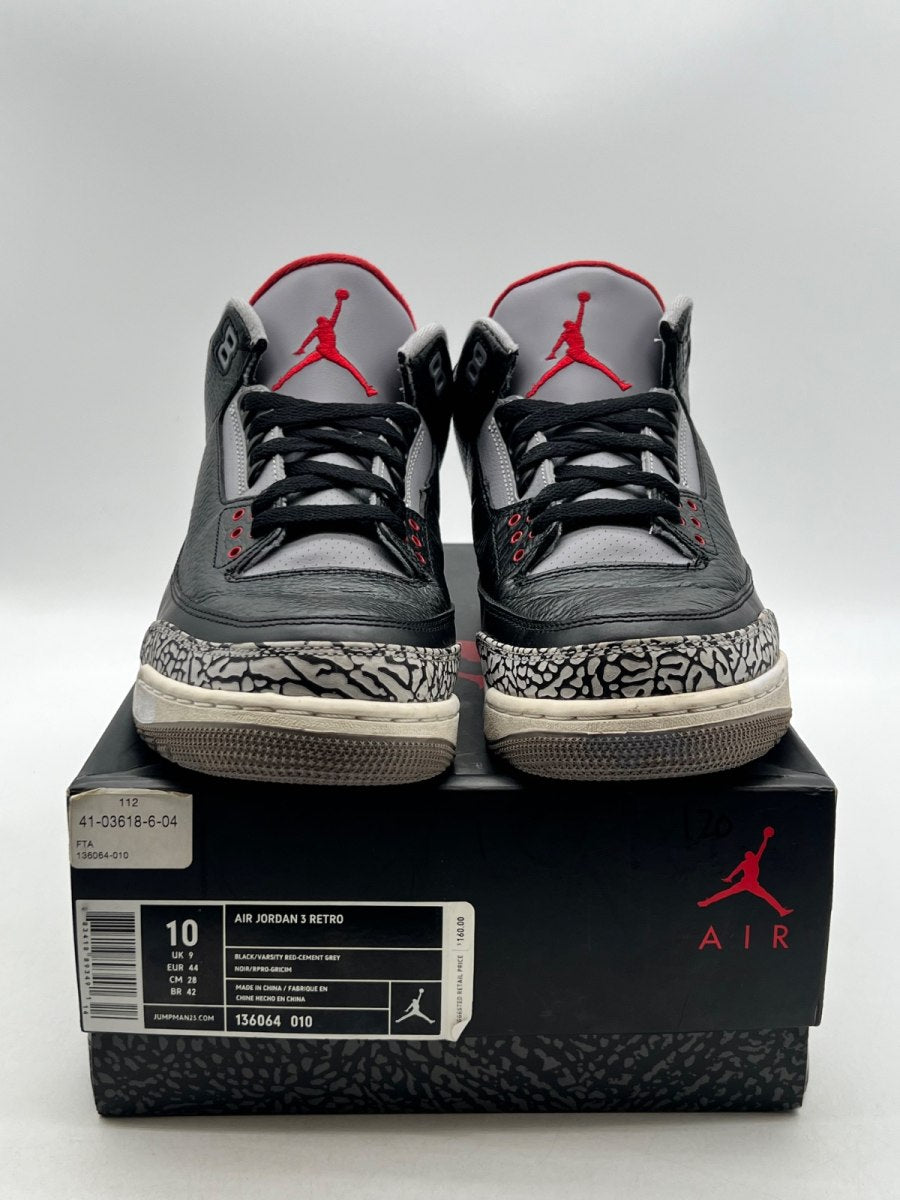 Jordan 3 Retro Black Cement (2011) (Size 10) - Image 2