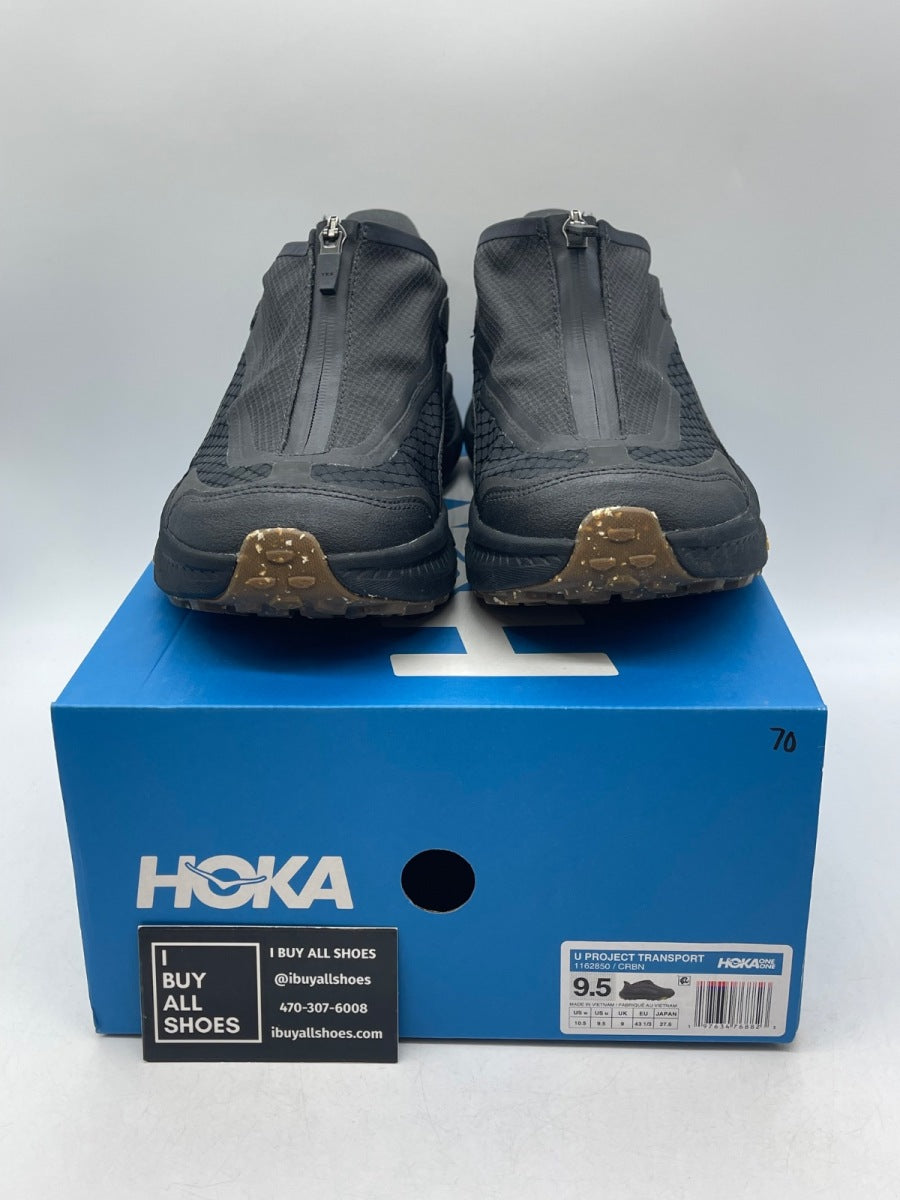 Hoka One One Project Transport Carbon Black 9.5 (Moderately Worn Pre-Owned)