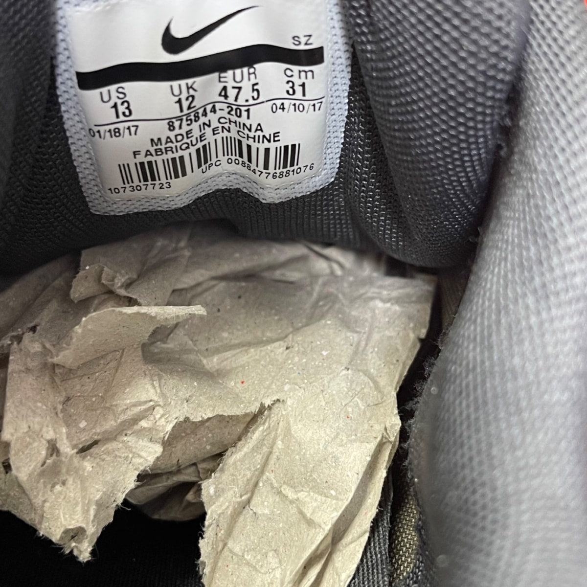 Nike Air Max 1 Premium Dark Stucco 13 (Moderately Worn Pre-Owned)NikeMedium Olive/Dark Stucco-Anthracite - Image 6