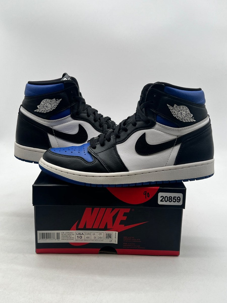 Jordan 1 Retro High Royal Toe 10 (Moderately Worn Pre-Owned) - Image 1
