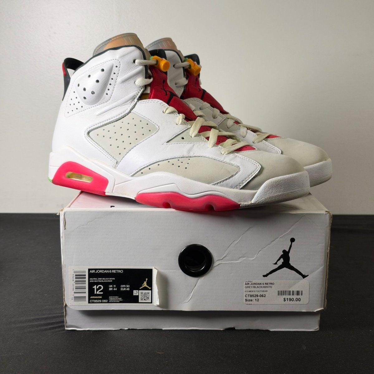 Jordan 6 Retro Hare (Size 12) - aux