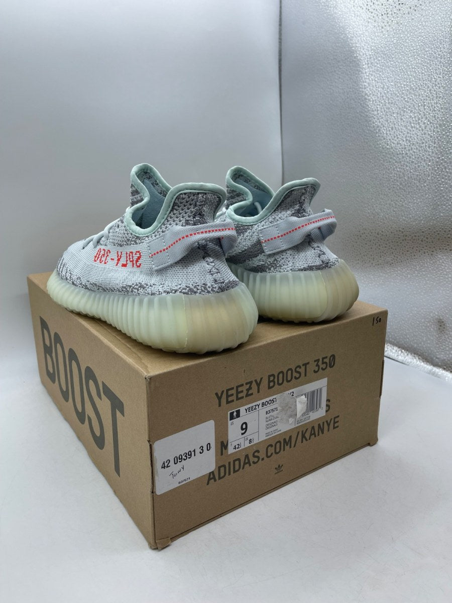 adidas Yeezy Boost 350 V2 Blue Tint 9 (Moderately Worn Pre-Owned) - Image 4