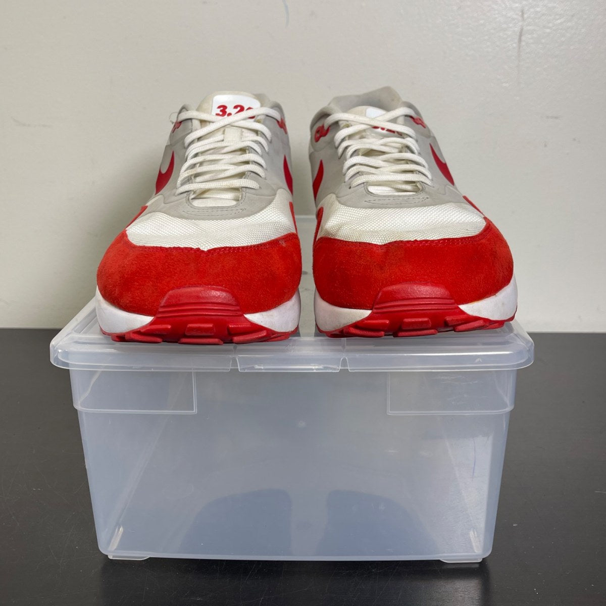Nike Air Max 1 Ultra Air Max Day Red (2017) 14 (Moderately Worn Pre-Owned)NikeWhite/University Red-Neutral Grey-Black - Image 2