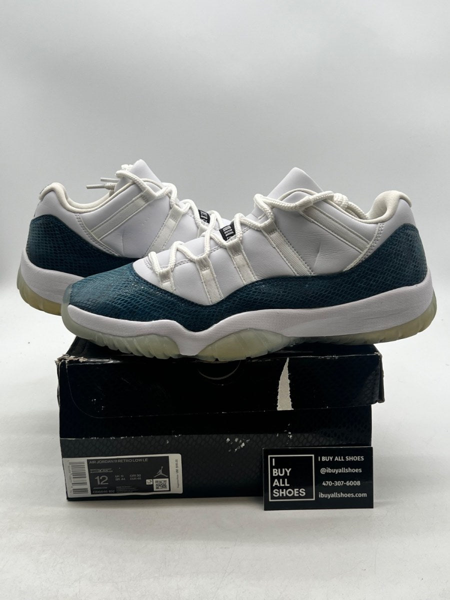 Jordan 11 Retro Low Snake Navy (2019) 12 (Lightly Worn Pre-Owned) - Image 1