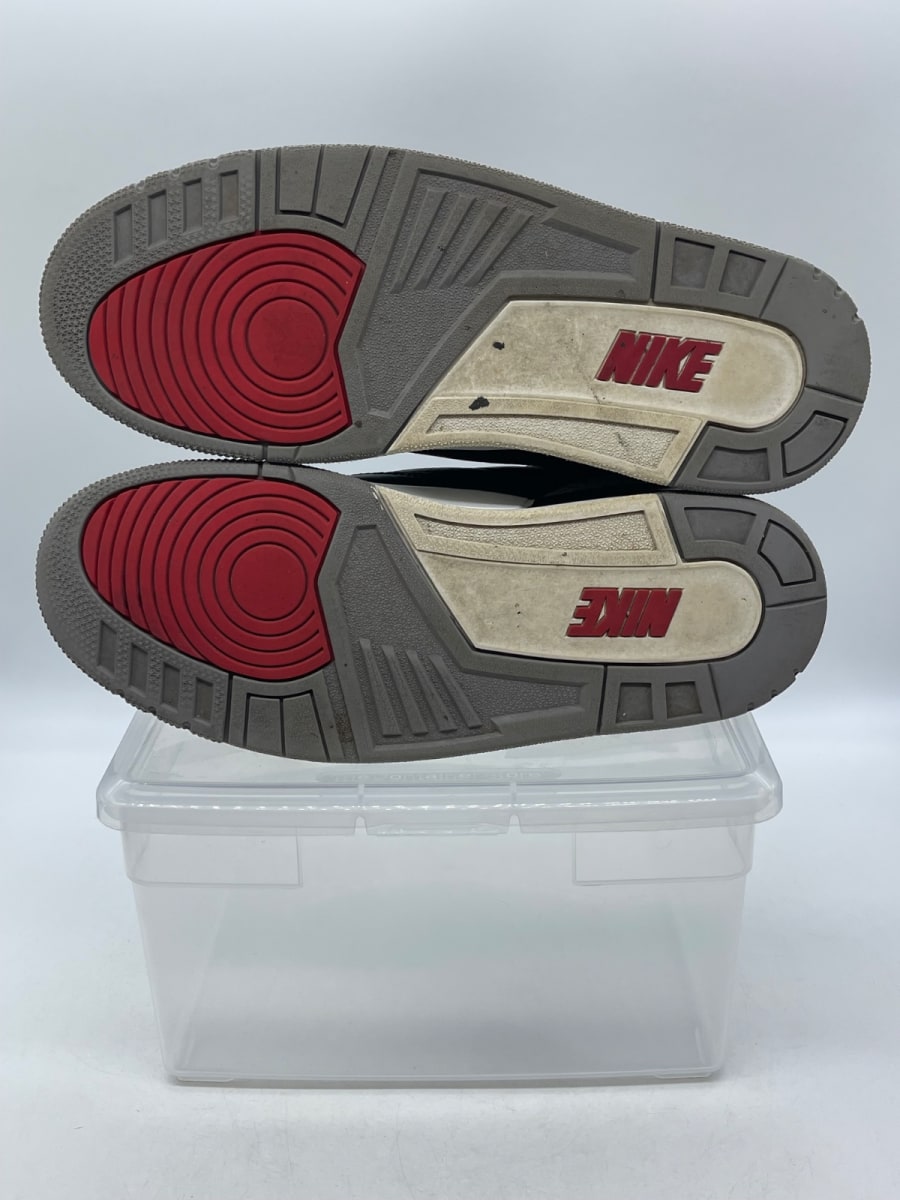 Jordan 3 Retro OG Black Cement (2024) 11 (Moderately Worn Pre-Owned)JordanBlack/Fire Red/Cement Grey/Sail - Image 7