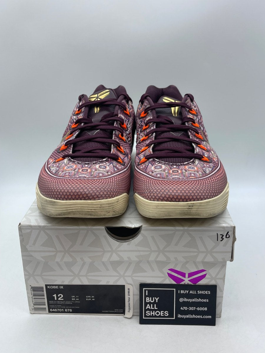 Nike Kobe 9 EM Low Silk 12 (Moderately Worn Pre-Owned) - Image 2