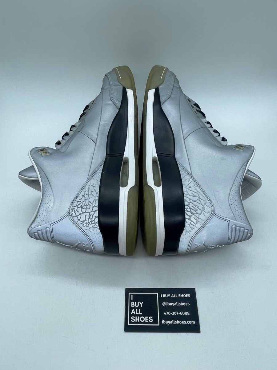 Jordan 3 Retro 5Lab3 Silver 13 (Moderately Worn Pre-Owned) - Image 6