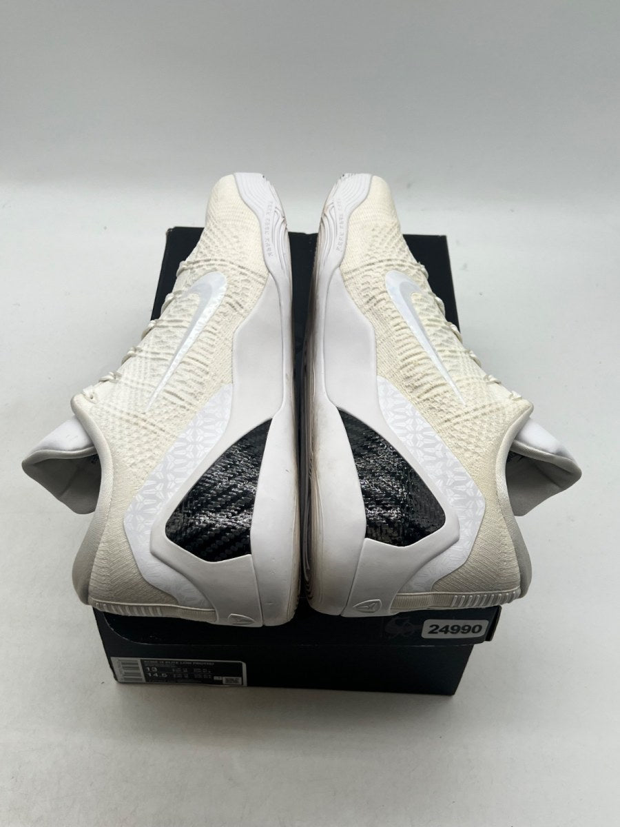 Nike Kobe 9 Elite Low Protro Halo 13 (Lightly Worn Pre-Owned)NikeWhite/White/White - Image 7