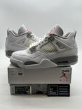 Jordan 4 Retro White Oreo (2021) 7.5 (Lightly Worn Pre-Owned) - Image 1