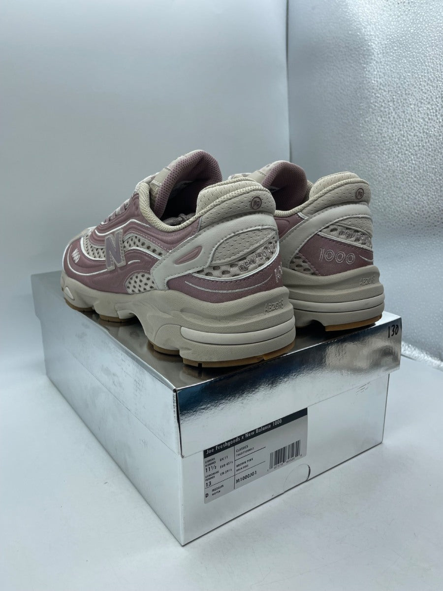 New Balance 1000 Joe Freshgoods When Things Were Pure Pink Mink 11.5 (Moderately Worn Pre-Owned)New BalancePink/Beige - Image 4
