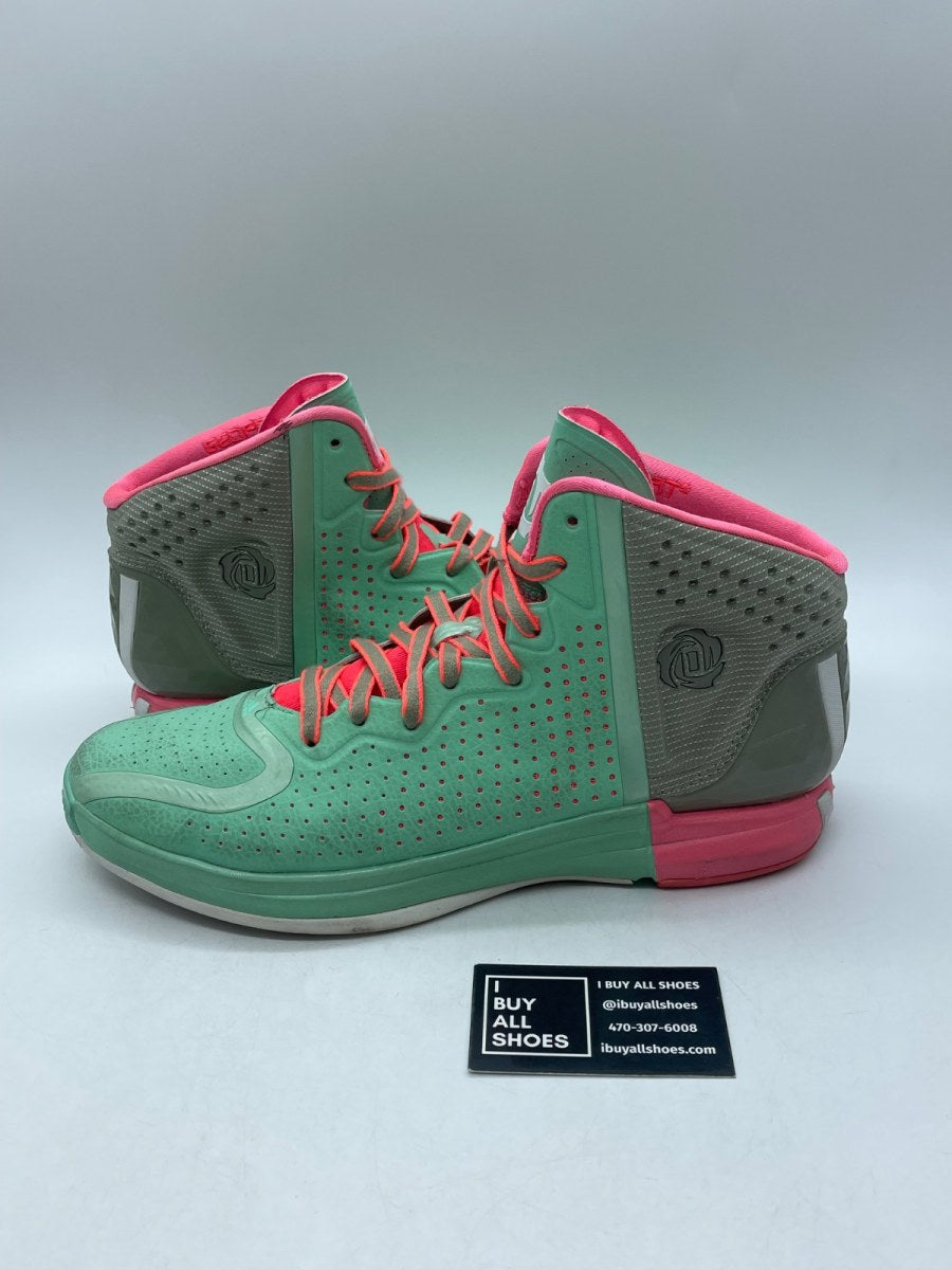 Adidas D Rose 4 'Prism Mint' 13 (Moderately Worn Pre-Owned) - Image 1