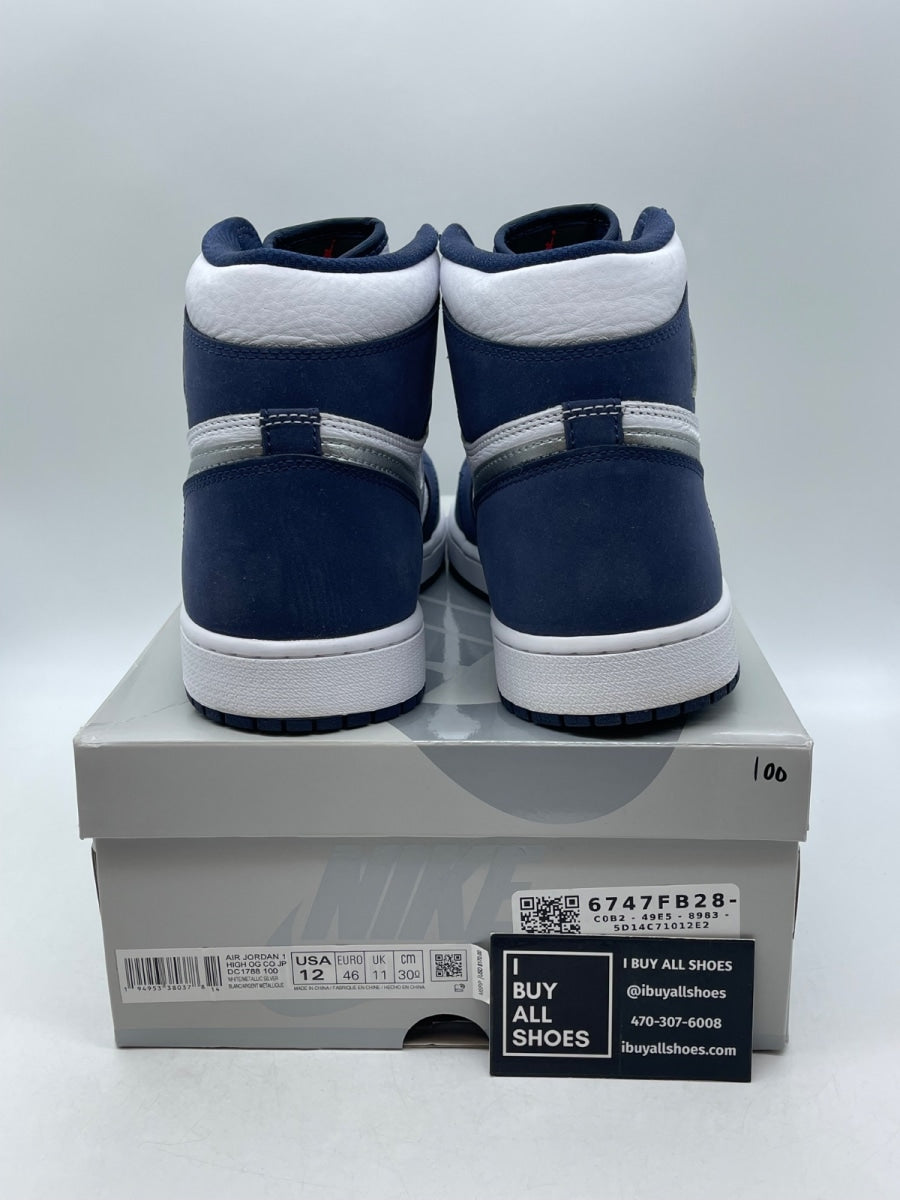 Jordan 1 Retro High CO.JP Midnight Navy (2020) 12 (Moderately Worn Pre-Owned) - Image 3