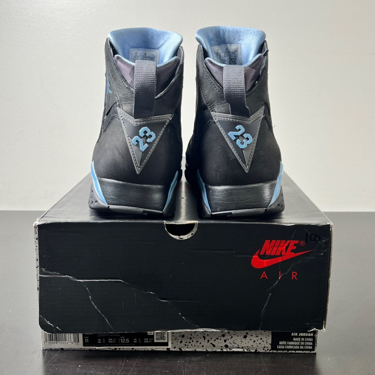 Jordan 7 Retro Chambray (2023) 11 (Lightly Worn Pre-Owned)JordanBlack/Chambray/Light Graphite - Image 3