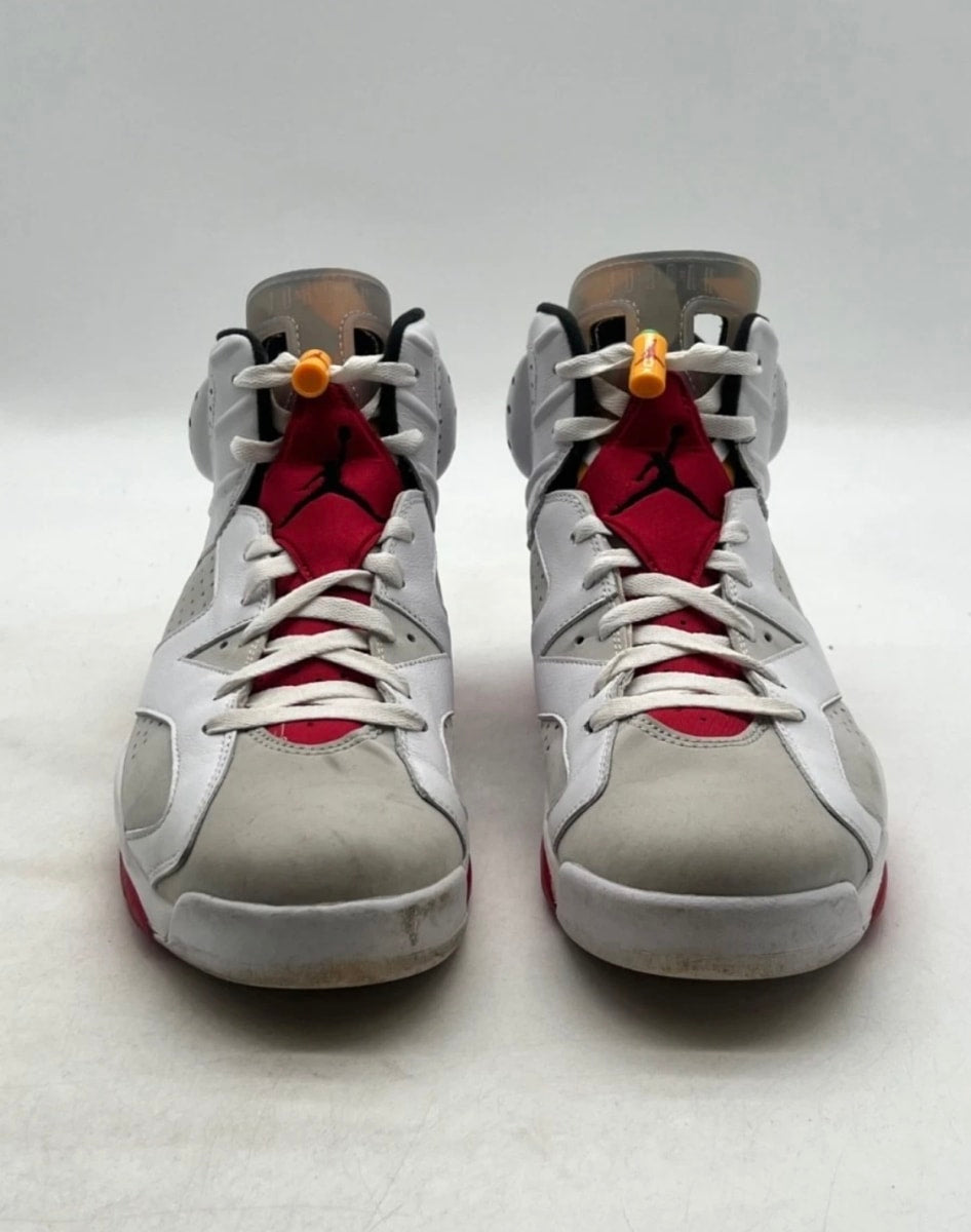 Jordan 6 Retro Hare 12 (Moderately Worn Pre-Owned)JordanNeutral Grey/White-True Red-Black - Image 2