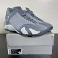 Jordan 14 Retro Flint Grey 13 (Moderately Worn Pre-Owned)JordanFlint Grey/Stealth Grey/White - Image 1