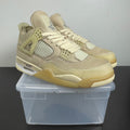 Jordan 4 Retro Off-White Sail (Women's) 10.5W (Moderately Worn Pre-Owned)JordanSail/Muslin-White-Black - Image 1