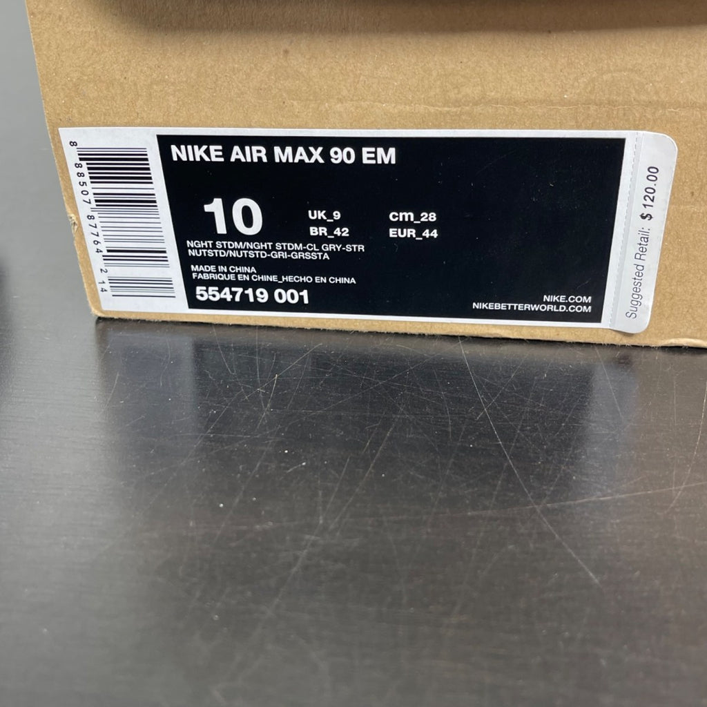 Nike Air Max 90 EM Night Stadium 10 (Moderately Worn Pre-Owned)NikeNight Stadium/Night Stadium/Clear Grey - Image 7