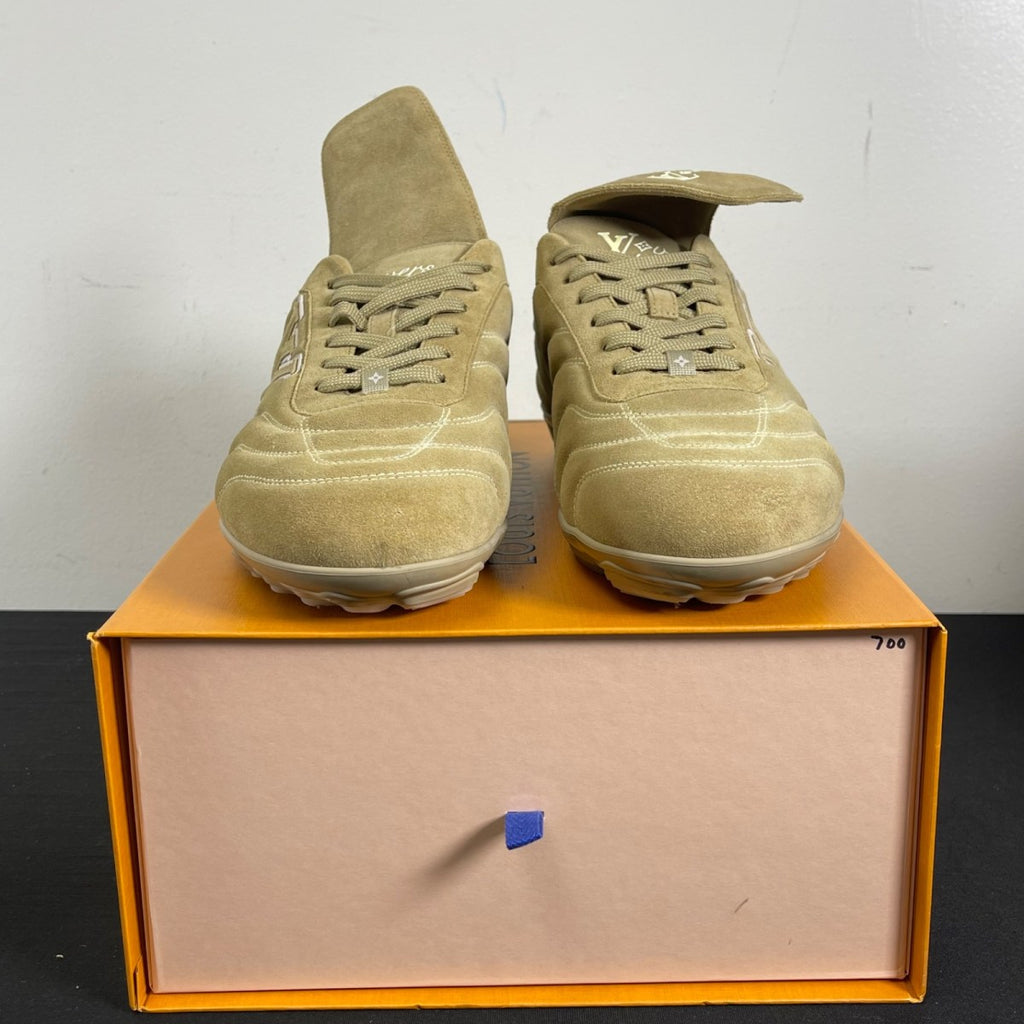 Louis Vuitton LV Footprint Soccer Beige 9.5 (Moderately Worn Pre-Owned)Louis VuittonBeige - Image 2