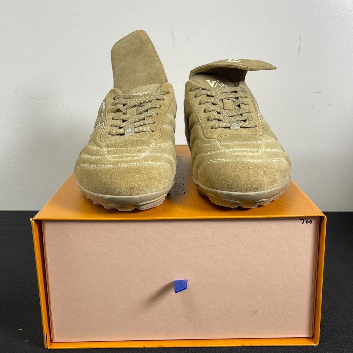 Louis Vuitton LV Footprint Soccer Beige 9.5 (Moderately Worn Pre-Owned)Louis VuittonBeige - Image 2