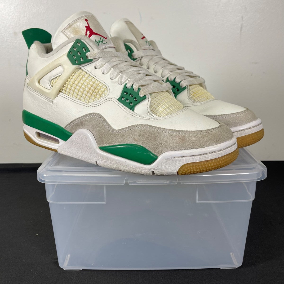 Jordan 4 Retro SB Pine Green (Size 9) - Image 1