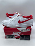 Jordan 1 Retro Low OG University Red 10.5 (Moderately Worn Pre-Owned) - Image 1